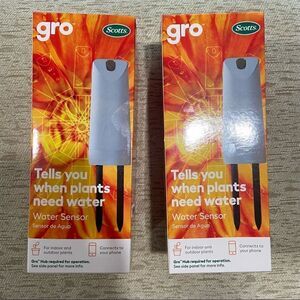 Set of 2 Scott’s Gro Water sensors New In Box seal never broken